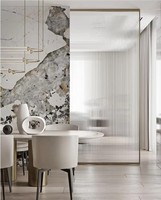 Dalles de granit du Fujian de haute qualité, polies, modernes, imperméables, pour revêtements muraux intérieurs de salle de bain et carreaux de sol, nouvelle arrivée pour villas