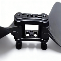 Hélice pliable 15,5 pouces 15558 à 2 pales en fibre de carbone et nylon noir, pas de 5,8 pouces pour UAV RC, personnalisable sur demande