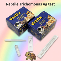 Tests rapides vétérinaires professionnels pour la détection de l'antigène du cryptosporidium chez les reptiles, test en une étape pour usage domestique