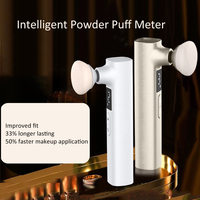 Bouffée de maquillage électrique humide et sec avec 4 pièces tête bouffante éponges de fond de teint liquide coussin d'air d'instrument de beauté multifréquence