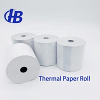 Fabricant de rouleaux de papier pour reçus de guichet automatique bancaire, simple couche, 50 g/m², blanc, certifié ISO9001, à prix compétitif