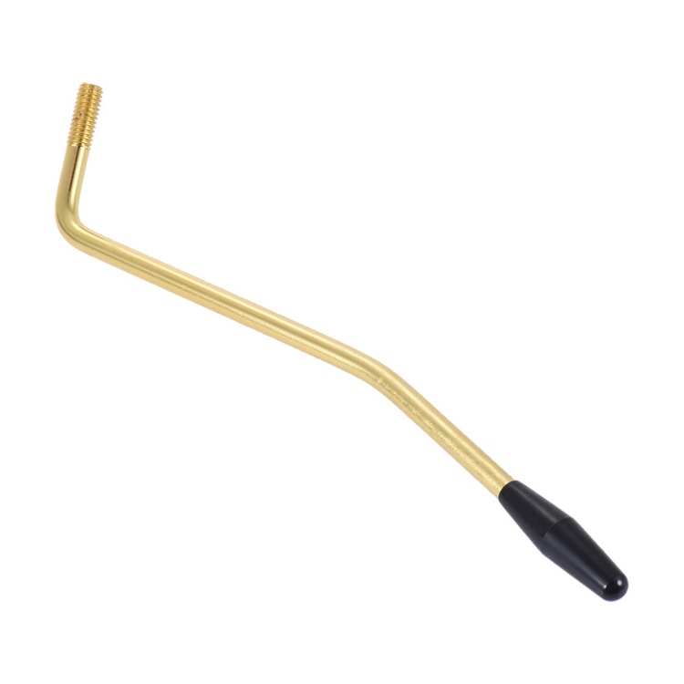 2 Bras Vibrato Enfichables 6mm Pour Guitare électrique Type Strat - Noir Et Argent, Longueur 178mm - 7
