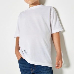 Camiseta Casual de Verano para Niños con Cuello Redondo, Transpirable, Anti-Pilling, 100% Algodón, Ideal para Actividades al Aire Libre en Clima Cálido - Product Image 6