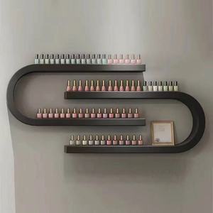 Salon Furniture <b>Nail</b> Art Display Rack Storage Shelf <b>Wall</b>-mounted Item Rack <b>Nail</b> Art Rack - Product Image 1