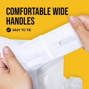 Bolsa de Plástico Personalizada para Compras de Supermercado con Asa Tipo Camiseta - Product Image 2
