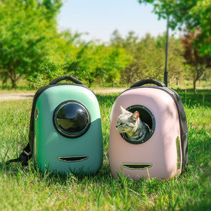 Large-capacity smart pet bag for <b>cats</b>, a popular portable space capsule <b>backpack</b> with handle and air conditioning. - Product Image 2