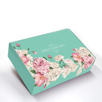 Petites boîtes d'expédition en carton avec Logo en feuille d'or, bon marché, coffret cadeau pour abonnement de soins de la peau