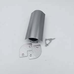 Aluminum Alloy Bed <b>Corner</b> <b>Protector</b> 17mm Iron Gray R Shaped Anti Collision Furniture Hardware Accessory - Product Image 1