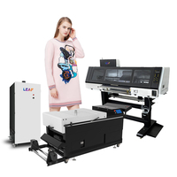 LEAF Usine Vente Directe A1 60cm DTF Imprimante Coton Textiles I3200 Tête D'impression Multifonctionnelle Numérique A3/A4 Dimension D'impression
