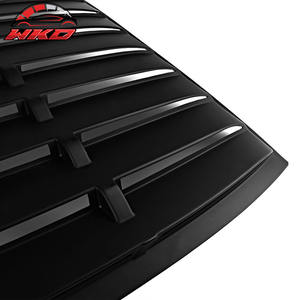 Convient aux Ford Mustang Gt V6 V8 de 2005 à 2014, couvercle de fenêtre arrière, noir mat, ABS durable, garniture extérieure automobile, accessoire extérieur - Product Image 6