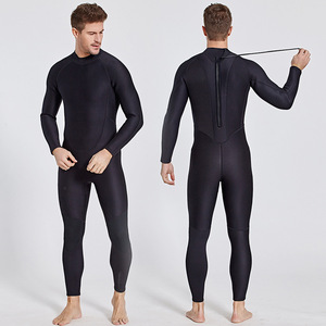 Traje de Neopreno de Cuerpo Entero para Mujer, 2mm, Manga Larga, Cuello Alto, Impermeable, de una Pieza, con Cierre Trasero, para Buceo y Surf - Product Image 3