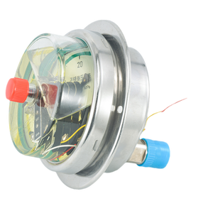 Manômetro de Pressão Elétrico com Tubo Bourdon de Aço Inoxidável e Flange, Preenchido com Óleo, 0-40MPa, Modelo YXC-100 - Product Image 2