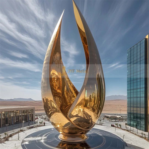 ANW0250929 Metal 304 Escultura Acero inoxidable Paisaje Decoración Proyecto de ingeniería - Product Image 2
