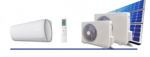 Condizionatore d'Aria Ibrido Solare da 30000 BTU per Uso Domestico, Tecnologia Solare ad Alta Efficienza <span class=keywords><strong>AC</strong></span>/<span class=keywords><strong>DC</strong></span> - Product Image 4