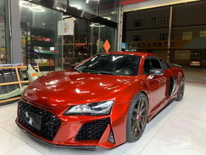 ชุดแต่งคาร์บอนไฟเบอร์สไตล์ใหม่สำหรับ Audi R8 พร้อมดิฟฟิวเซอร์กันชนและสปอยเลอร์อัพเกรด - Product Image 3
