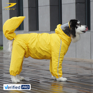Impermeable <span class=keywords><strong>para</strong></span> Perros con Cobertura Total, Capucha y Protección Reflectante <span class=keywords><strong>para</strong></span> la <span class=keywords><strong>Cola</strong></span>, <span class=keywords><strong>para</strong></span> Razas Medianas y Grandes, <span class=keywords><strong>para</strong></span> Exteriores - Product Image 1