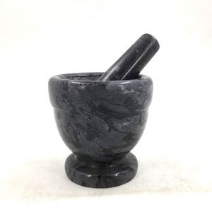 Natural Marble Pestle <b>Small</b> Household <b>Grinder</b> for Dumpling Filling Garlic Paste Making Tool Made of Natural Stone - Product Image 3