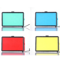 6 pouces 8 pouces Studio Lampe 4 Couleurs Filtre En Direct Streaming Beauté Photo Selfie Prise De Vue Photographie LED Remplir La Lumière À Écran Plat