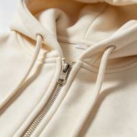 Sweat-shirt à capuche en coton personnalisé EM, brodé, hiver, lettres, fermeture éclair intégrale, grande taille, unisexe, pour le travail