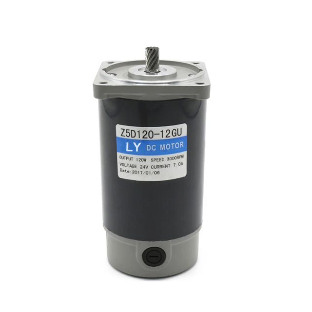 90V 90mm 120W Long Life Brushed Motor Dc Motor with Gearbox Dc Motor Shaft Gearhead