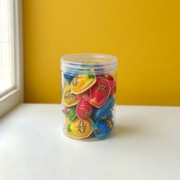 Bonbons gélifiés multicolores en forme de pièces, fourrés à la confiture de fruits, au goût sucré, pour enfants