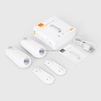 Lampe magnétique intelligente rechargeable USB-C étanche à changement de couleur avec capteur de mouvement PIR à 120 degrés pour salle de bain, veilleuse à détecteur de mouvement