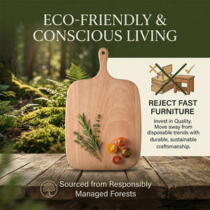 Tabla de <span class=keywords><strong>Quesos</strong></span> de Madera de Haya con Grabado de Runas Antiguas, Decoración de Cocina con Grabado Láser, Tabla de Cortar de Madera de Haya - Product Image 4