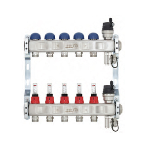 Colector de distribución GP 2755 de 6 vías y 1 pulgada para sistemas HVAC - Product Image 1