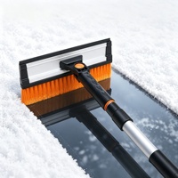 Pelle à neige portable pour vitres de voiture avec logo personnalisable, grattoir à glace épaissi pour déneigement, brosses de lavage de voiture
