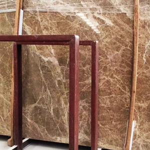 Mármol Antiguo Veteado Marrón Claro para Decoración de Interiores de Villas y Hoteles, Revestimiento de Paredes, Piso, Ventanales y <span class=keywords><strong>Encimeras</strong></span> - Product Image 6