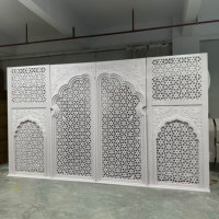 Toile de fond de mariage marocaine personnalisée, élégante et moderne, toile de fond de mariage musulmane