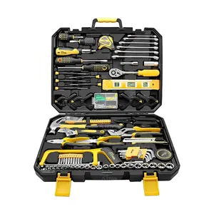 RTTOOL 98pcs Profession elle Kunststoff box Aufbewahrung Heimgebrauch Allgemeine Haushalts wartung Handwerkzeug-Kit DIY Handwerkzeuge Set In Fällen