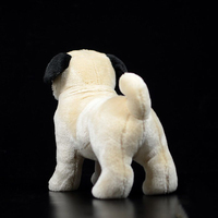 Peluche de Perro Pug Personalizado, Muñeco de Peluche de Animal Adorable para Suministros para Mascotas, Supermercados, Cadenas de Tiendas, Fabricación Personalizada OEM ODM