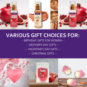 カスタムロゴクリスマス高級バレンタインボディケアスパキット女性用ママ姉妹娘用ザクロ - Product Image 4