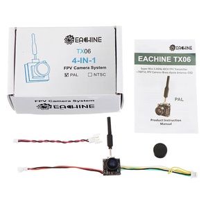 Caméra FPV <span class=keywords><strong>Eachine</strong></span> TX06 700TVL AIO 5.8G 40CH 25mW avec émetteur, champ de vision de 130 degrés, antenne audio intelligente en laiton, mini drone RC - Product Image 6