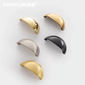 DOOROOM продает цельные латунные ручки для шкафа золотые роскошные мебельные ручки роскошные ручки для ящиков - Product Image 6