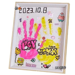 Diy Pareja Handprint Photo Frame Aniversario Dí<span class=keywords><strong>a</strong></span> de San Valentín 520 Novia le da <span class=keywords><strong>a</strong></span> <span class=keywords><strong>novio</strong></span> <span class=keywords><strong>un</strong></span> regalo de cumpleaños - Product Image 1