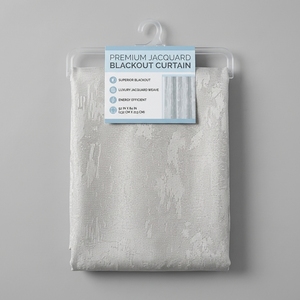 Rideaux occultants de luxe Jacquard DaiRui en gros, 100 % occultants, thermiquement isolés, à œillets, pour salon - Product Image 1
