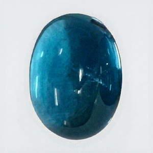 Topacio Azul Suelto, Gema Natural Ovalada Cabujón, Marca GOPIKA, Modelo GOP68, Para Joyería, Sin Procesamiento Especial - Product Image 1