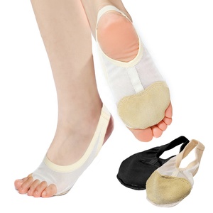 Scarpe da donna con suola completa Yoga danza piedi mutande con pelle lirica in rete per bambini calze da ballo per bambini HA02095 - Product Image 1