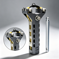 Lance-pierre semi-automatique portable avec chargeur de billes métalliques pour la chasse en extérieur et accessoires de tir