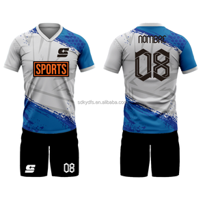 Custom Printed High-End Short Sleeve Football Suit for Men Players Adult <strong>Competition</strong> Training Team Clothing Male <strong>Version</strong>