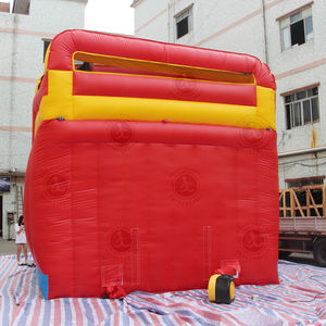 Venta caliente gigante de PVC azul aplastamiento tobogán de agua de doble carril tobogán de agua comercial inflable para niños - Product Image 4