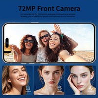 Nouveau téléphone 18, 6,9 pouces, téléphone portable 18 Pro Max débloqué, 4G 5G, double SIM, 12 Go + 512 Go / 1 To, appareil photo Pro Max 64 MP, bordeaux