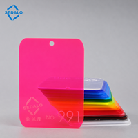 Éclaircissez vos vitrines : Panneaux lumineux en PMMA acrylique fluorescent, résistants aux UV, épaisseur personnalisable, découpe et pliage.