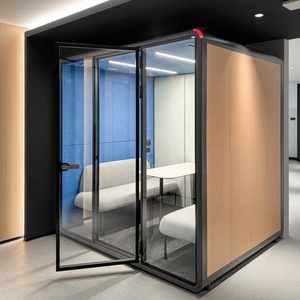 <span class=keywords><strong>Cabine</strong></span> de téléphonie insonorisée multifonctionnelle pour 4 personnes, <span class=keywords><strong>cabine</strong></span> de travail insonorisée pour bibliothèque - Product Image 6