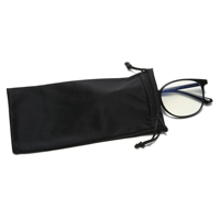 Boîte à lunettes personnalisée avec logo, étui sur mesure avec logo, emballage, chiffon de nettoyage pour lunettes, sac pochette populaire