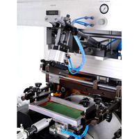 Nouvelle Arrivée Machine d'impression sérigraphique automatique 2 couleurs pour bouteilles jetables/tubes/seringues d'injection, imprimantes de cartes d'étiquettes haute vitesse