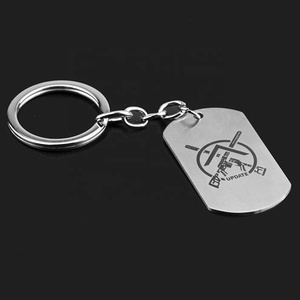 Ziming New Escape From Tarkov USEC Porte-clés en acier inoxydable BEAR Homme Pendentif Chaîne à billes Collier Hip Pop - Product Image 5