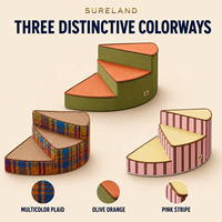 Escalier pour animaux de compagnie en plastique, adapté à toutes les saisons, pour chiens de petite/moyenne taille, antidérapant, amovible, lavable, respirant, rampe pour chien pour usage intérieur